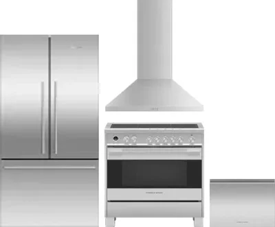4 Piece Package Includes Refrigerator, Range, Hood And Dishwasher